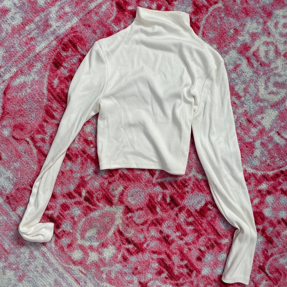 Cropped Princess Polly Mock Neck